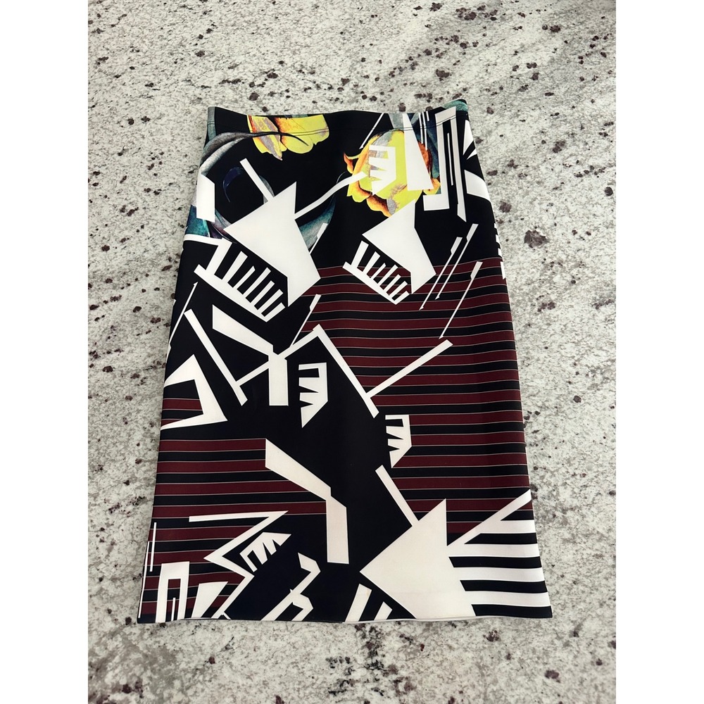 Clover Canyon printed neoprene pencil skirt S Small